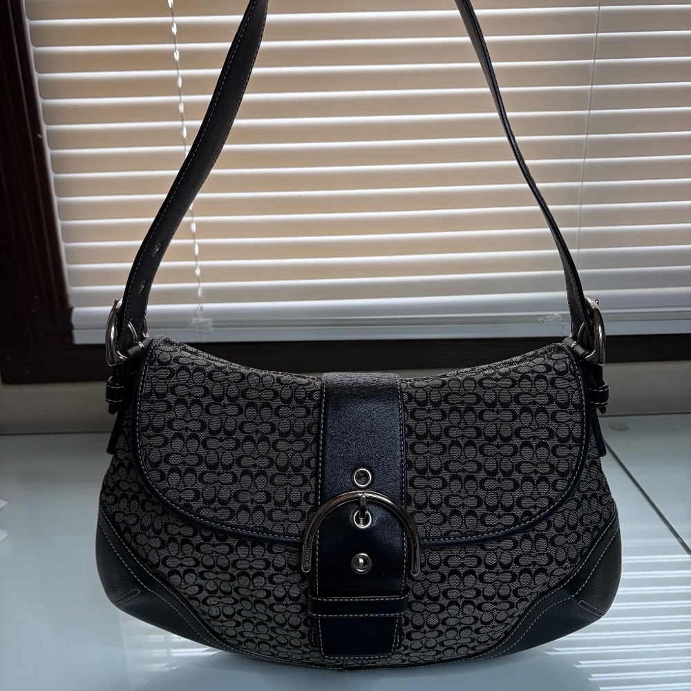 Coach Black & Grey Soho 6808